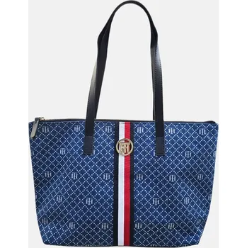 Kabelka Kabelka Tommy Hilfiger Monogram logo Tote - Barva Modrá, Materiál Textil 56084 69j8808