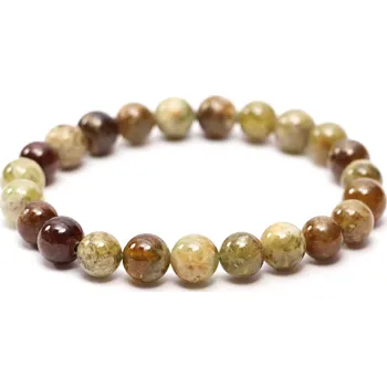 Náramek Magieprirody.cz Náramek Granát zelený - 8 mm kuličky #889 - z přírodních kamenů