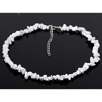 Náhrdelník Magieprirody.cz Náhrdelník Magnezit tromlovaný #131 - z přírodních kamenů