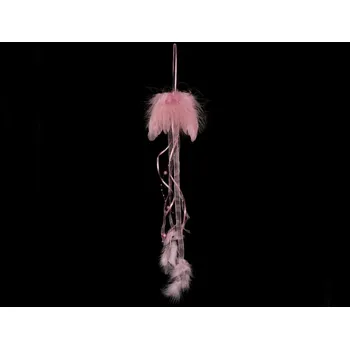 Vánoční dekorace Vánoční dekorace/ozdoba Andělská křídla z peří 30 cm, růžová