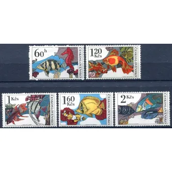 Poštovní známka Českosloveská pošta (1975) č. 2142 - 2146 ** - Československo - Akvarijní ryby