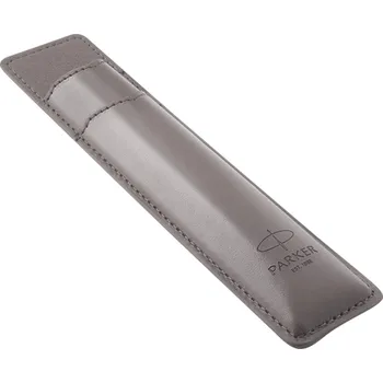 Parker pouzdro šedé - pouzdro parker z ekokůže v šedé barvě. rozměry 160 x 36 x 16 mm.