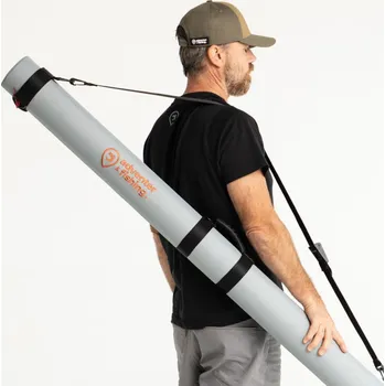 Cestovní taška Adventer Cestovní tubus Grey / Orange lettering Barva: Breeze