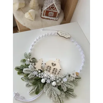 Vánoční dekorace BRIMOON Věnec pohádkové vánoce