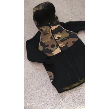 Dívčí bunda Maskáč klasický- možnost jiných barev (softshell s fleesem)
