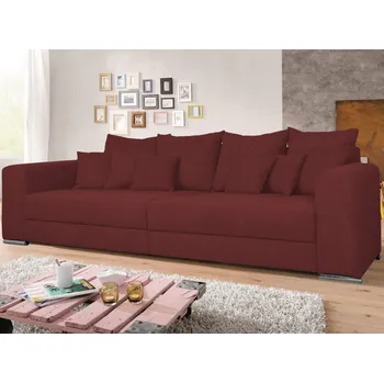 Pohovka Široká pohovka Rosa, červená látka