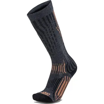 Cyklistické kalhoty Dámské podkolenky UYN W Ski Cashmere Socks Grey Stone/Copper J257