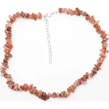 Náhrdelník Magieprirody.cz Náhrdelník Karneol tromlovaný #129 - z přírodních kamenů