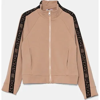 Dívčí mikina Mikina rozepínací s lampasy béžová Pinko Up velikost: 164 (13)