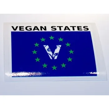 samolepka VEGAN STATES samolepka