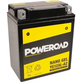 Motobaterie Poweroad baterie Gel YG12AL-A2/12V-12AH