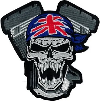 Nášivka - LEBKA MOTOR / zádovka