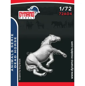 Plastikový model Dynamo models 1/72 Animal Serie – Dead Horse