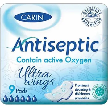 Menstruační vložka Carin Antiseptic Ultra 9 ks