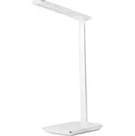 Stolní LED lampička Huslog bílá s bezdrátovou nabíječkou