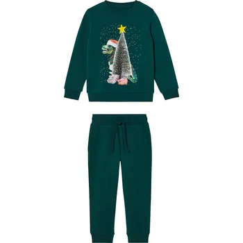 lupilu® Chlapecká vánoční tepláková souprava, 2dílná (98/104, zelená)