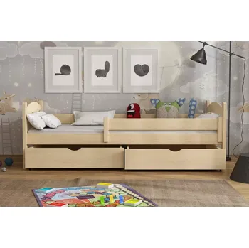 Dětská postel Postel MATĚJ s úložným prostorem 90x190 cm masiv