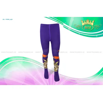 Hoza Dětské punčochové kalhoty - zajíc - H5000-n1 Barva: Fialová, Velikost: 92-98 cm / 1-2 roky