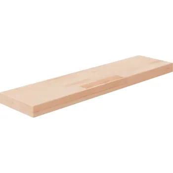 Konferenční stolek vidaXL Policová deska 80x20x4 cm masivní dubové dřevo bez úprav [342950]