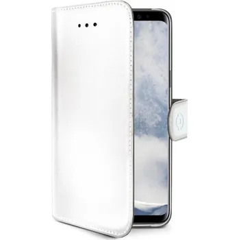 Pouzdro na mobilní telefon CELLY Wally flipové pouzdro pro Samsung Galaxy S9 Plus white