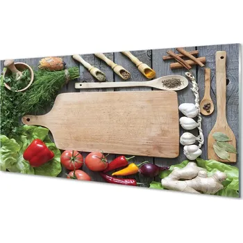 Obraz Obraz na skle Board petržel koření 125x50 cm 2 Přívěsky