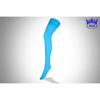 Dámské punčochy Nadkolenky HOZA microfáze - 70 Den - H4899 Barva: tyrkys, Velikost: UNI