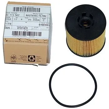 Olejový filtr ŠKODA Nástavec filtru s těsněním 03C115562, originál