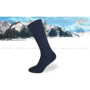 Dámské ponožky Hoza H018-HOZA Sibiř - od 55kč Barva: tmavá modrá, Velikost: 30-31