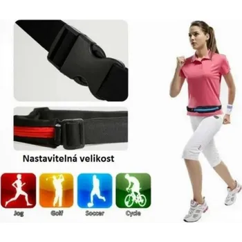 Outdoorové zavazadlo DAALO Sportovní ledvinka slim - zelená