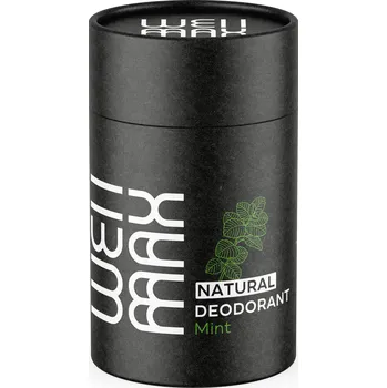 WellMax Natural deodorant, přírodní deodorant, 50 ml Vůně: Mint Přírodní deodorant s extrakty z bylin, bez obsahu alkoholu a sody