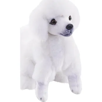 plyšák Plyšák Wild Republic Plyš pes se zvukem Pudl bílý 14cm