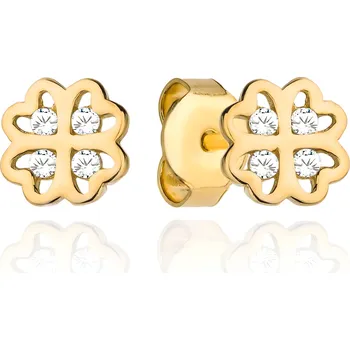 Hodinky Náušnice Bonore - Zlato 585 - Kubický Zirkon 137692