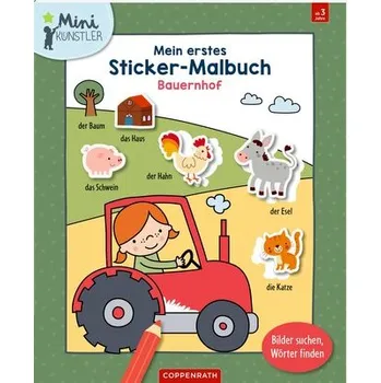 První čtění Mein erstes Sticker-Malbuch: Bauernhof - Van De Leijgraaf, Deborah
