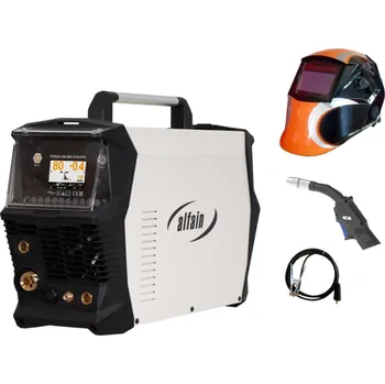 Svářečka ALFA IN PERUN 200 MIG SYN PFC + zem + hořák M1 + kukla S7S
