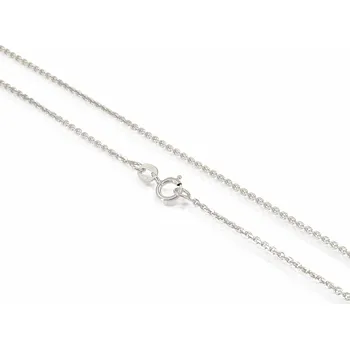 Řetízek sZlato.cz 3862 Zlatý řetízek Anker z bílého zlata 1,00 mm Délka: 50 cm, Váha: 2,20g