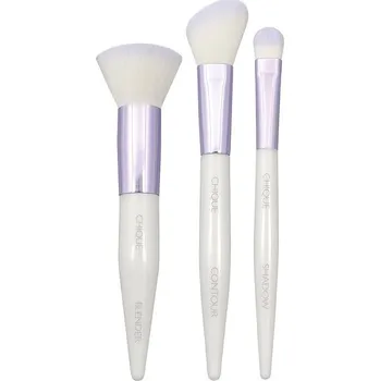 CHIQUE STUDIO 3PC COMPLEXION KIT Sada kosmetických štětců na obličej 3 ks