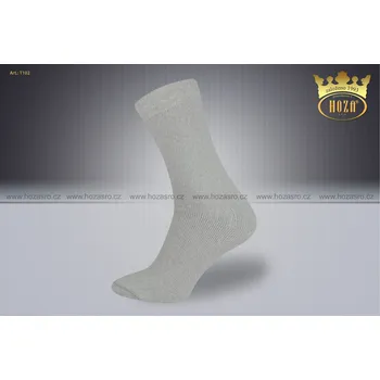 Pánské ponožky HOZA froté ponožky - T102 Barva: světlá šedá, Velikost: 39-42