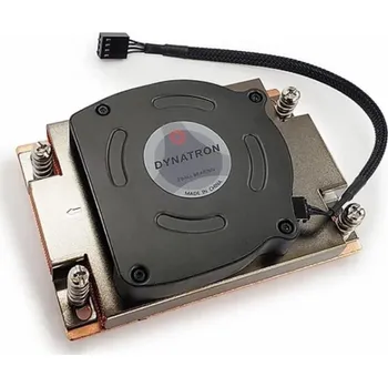PC ventilátor CPU chladič Dynatron Dynatron A52 Top-Blower CPU-Kühler 1U pro Sockel SP6 aktiv