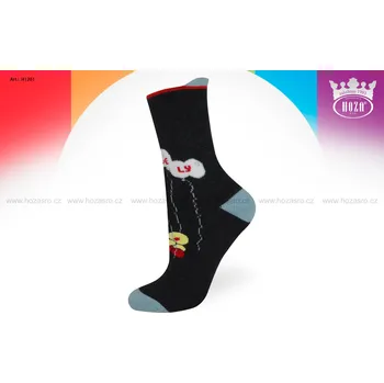 Pánské ponožky Hoza Dětské froté ponožky - balónky, ABS od 60kč - H1201 Barva: černá, Velikost: 35-38