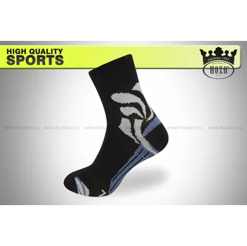 Pánské ponožky Hoza Kotníčkové funkční sportovní ponožky - pouze vel.: 35-38 od 39kč - H3020 Barva: černá šedá jeans, Velikost: 39-42