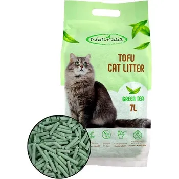 Podestýlka pro kočku Naturalis TOFU Cat litter s vůní Zelený čaj 7 l