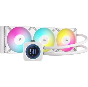 Vodní chlazení Corsair iCUE H150i ELITE LCD XT White