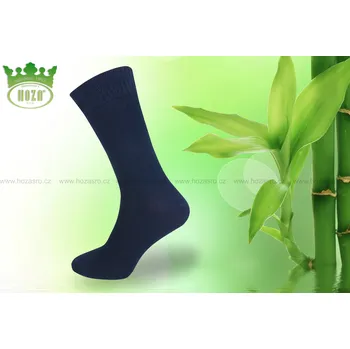 Pánské ponožky Pánské antibakteriální bambusové ponožky HOZA - H5500 Barva: tmavá modrá, Velikost: 43-46