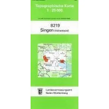 Topographische Karte Baden-Württemberg Singen (Hohentwiel)