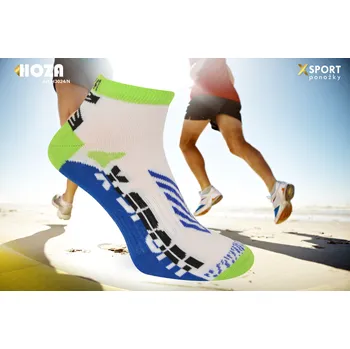 Dámské ponožky Kotníčkové ponožky HOZA proti plísni a zápachu od 99kč - H3024-S Barva: Zelená, Velikost: 35-38