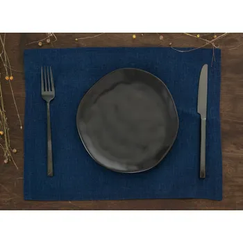 prostírání Tom Linen prostírání Navy Washed 30x40 cm