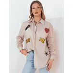 Elegantní dámská košile CAMBIL DY0411 Barva: Světle Hnědá, Velikost: ONE SIZE