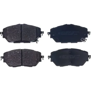 Brzdová destička Sada brzdových destiček, kotoučová brzda DENCKERMANN B111499