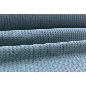 Úplet vaflový ŠEDOMODRÝ