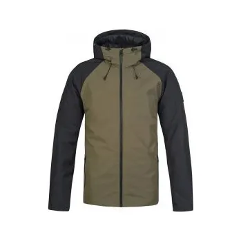 Pánská bunda Hannah MASCON II dark olive/anthracite XXL; Černá bunda + DÁREK DLE VÝBĚRU!